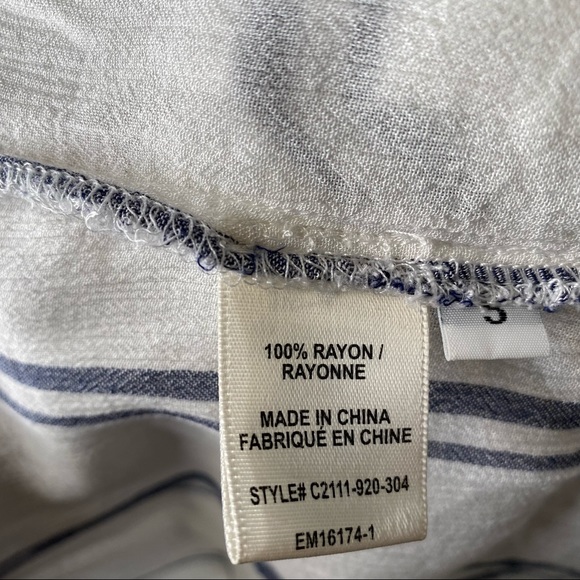 cloth & stone Striped Off Shoulder Top - Picture 11 of 11